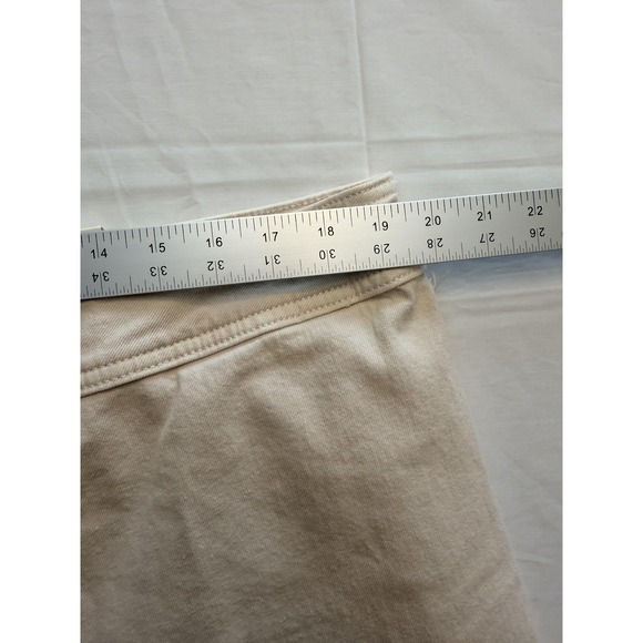 Universal Thread Wide Leg Jeans Juniors 17 Beige High Rise Stretch Denim 37x26 - Picture 5 of 13